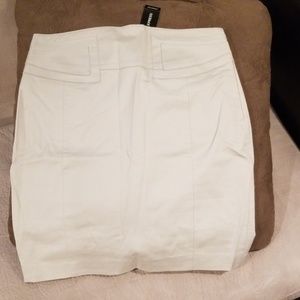 Express women's beige pencil skirt